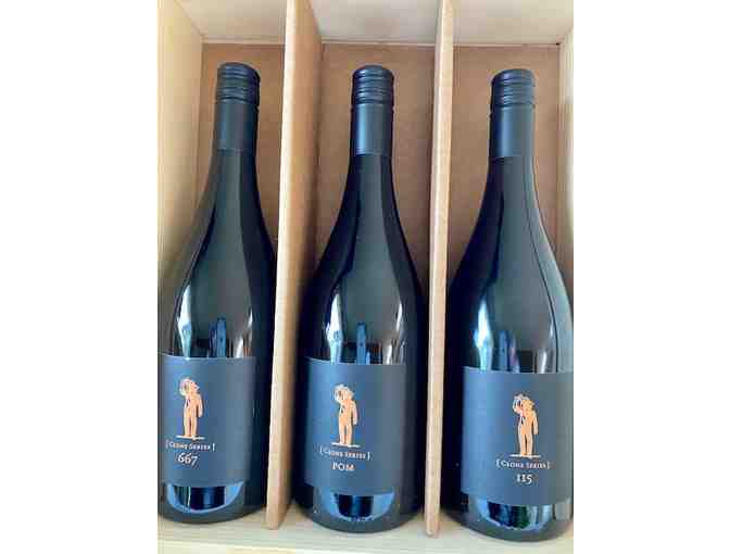 220. Trio of Scheid Winery Pinots in Branded Box