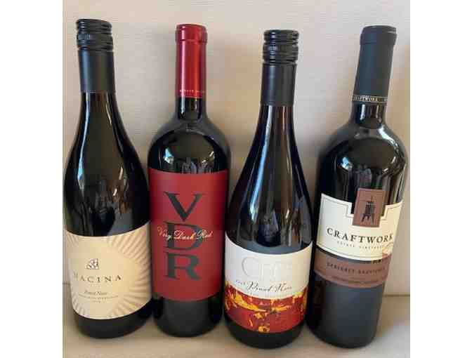 218. 4 Bottles Variety of Wine - Photo 1