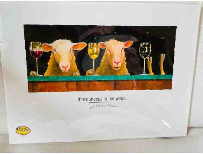 226. Three Sheeps to the Wind print by Will Bullas - Photo 1