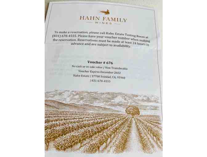 228. Tasting for Four at The Hahn Family Wines