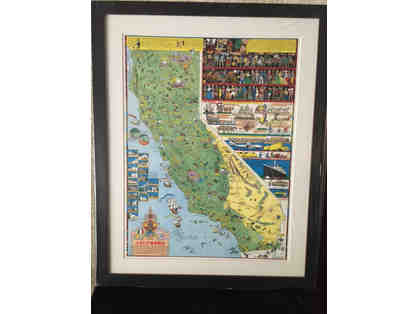 2. Jo Mora's Framed California Poster