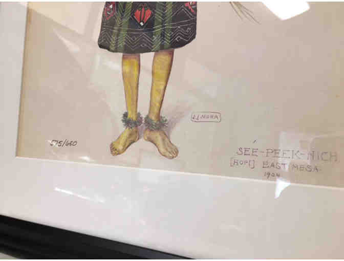 126. Jo Mora Print See-Peek-Nich (Hopi) East Mesa 1904 575/650