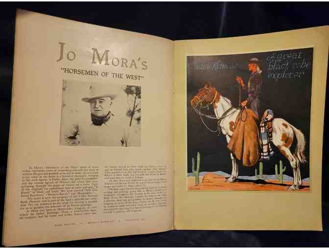 10. Arizona Highways magazine Sept 1952 featuring Jo Mora 'Horsemen'
