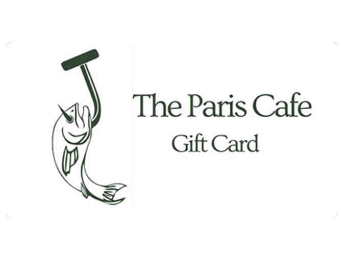 $100 certificate to The Paris Cafe