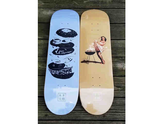 Original Barbecue Skateboards Deck - 'Burger Graphics'