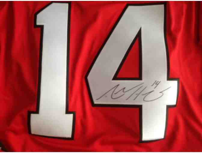 NJ Devils - Jersey Autographed by Adam Henrique