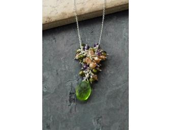 Cobble Hill Peridot Necklace Designed by Kathleen Cavalaro