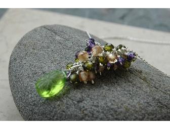 Cobble Hill Peridot Necklace Designed by Kathleen Cavalaro