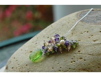 Cobble Hill Peridot Necklace Designed by Kathleen Cavalaro