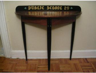 Handcrafted Demi-Lune PS29 Table by Master Woodworker William Sanders