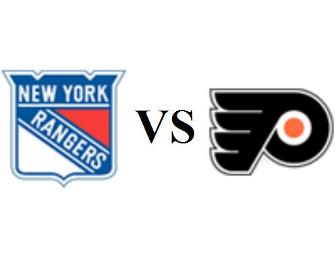 New York Rangers vs Philadelphia Flyers - Pair of Great Seats
