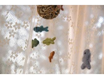 Puddlestomper Needle Felt Fisherman Mobile