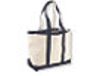 Custom Painted Tote with Silouhette