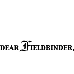 Dear Fieldbinder