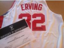 Julius Erving (Dr. J) Autographed Nets basketball jersey