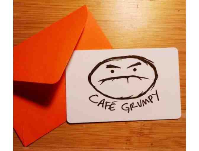 Cafe Grumpy Gift Certificate, tote bag and travel mug