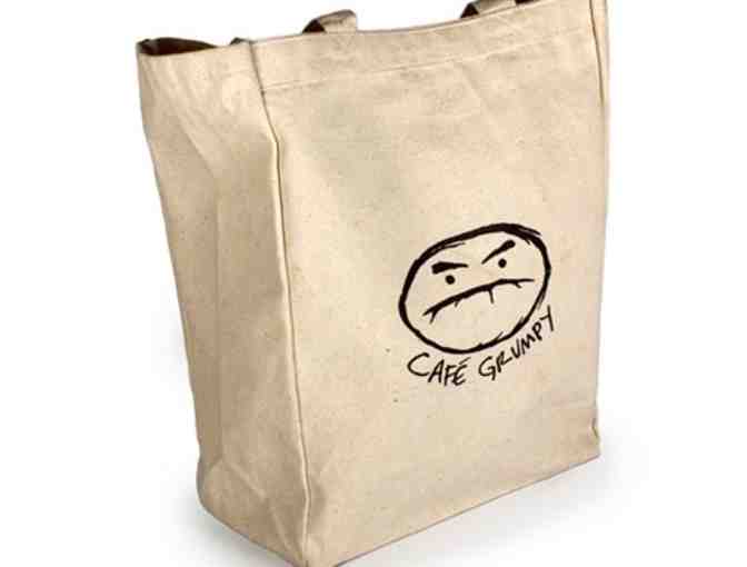 Cafe Grumpy Gift Certificate, tote bag and travel mug