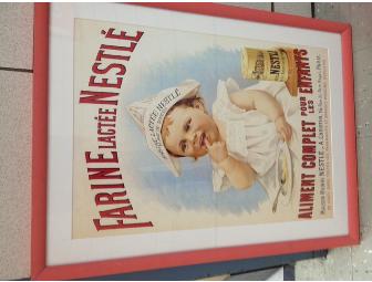 Framed Print of French Advertisement Farine