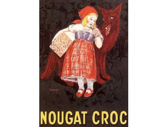 Framed Print of French Advertisement Nougat Croc