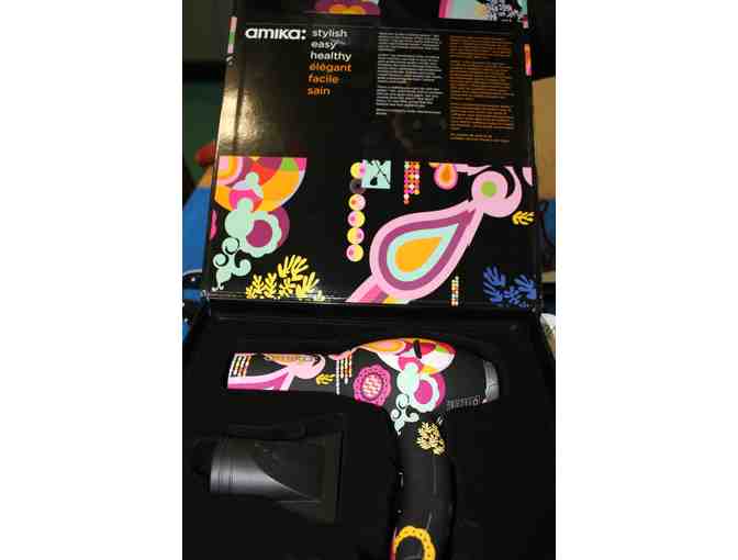 Amika Hair Dryer and Detangling Hair Brush