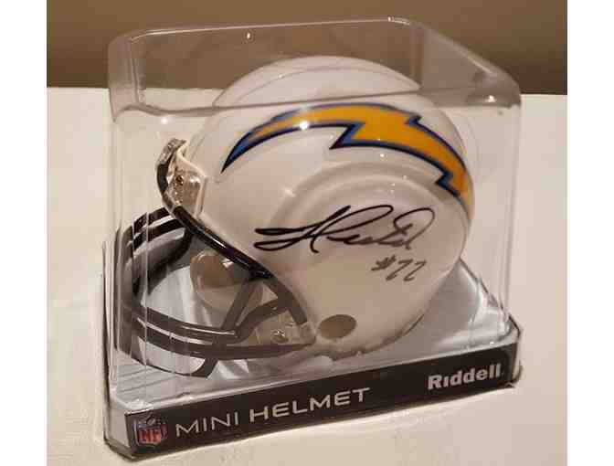 Jacob Hester autographed San Diego Chargers mini-helmet