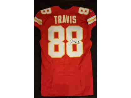 Ross Travis Autographed Kansas City Chiefs Jersey