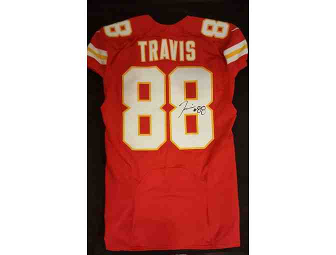 Ross Travis Autographed Kansas City Chiefs Jersey
