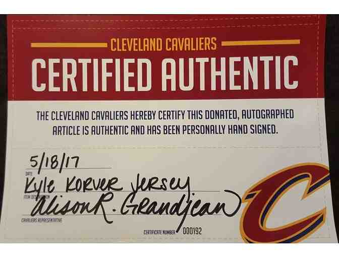 Kyle Korver Autographed Cleveland Cavaliers Jersey