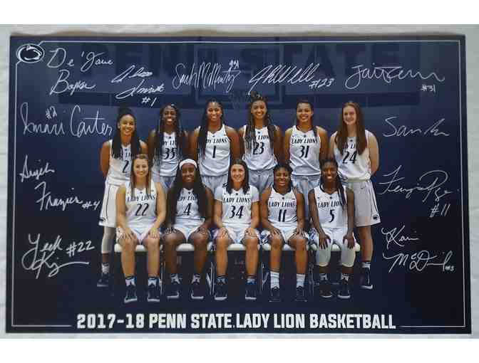 2017-18 Lady Lion Basketball Team Poster & Other Fan Items