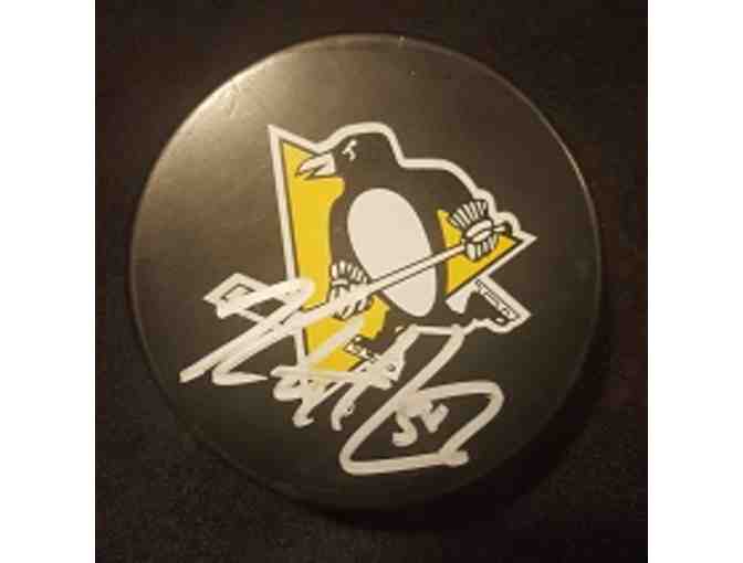 Kris Letang Autographed Puck & Penguins Fan Package