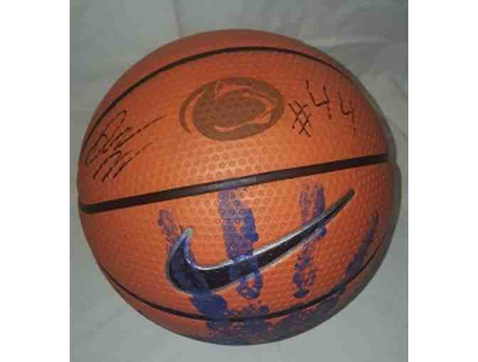 Julian Moore Autographed Handprint Basketball