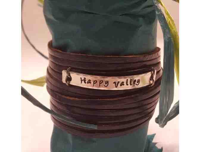 Triple Wrap 'Happy Valley' Leather Bracelet Courtesy of Riley on Main