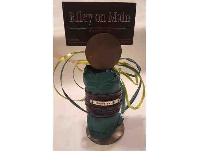 Triple Wrap 'Happy Valley' Leather Bracelet Courtesy of Riley on Main