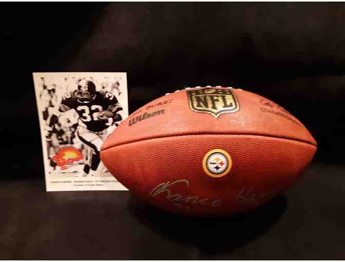 Franco Harris Autographed NFL Football
