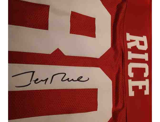 Jerry Rice Autographed 49ers Jersey