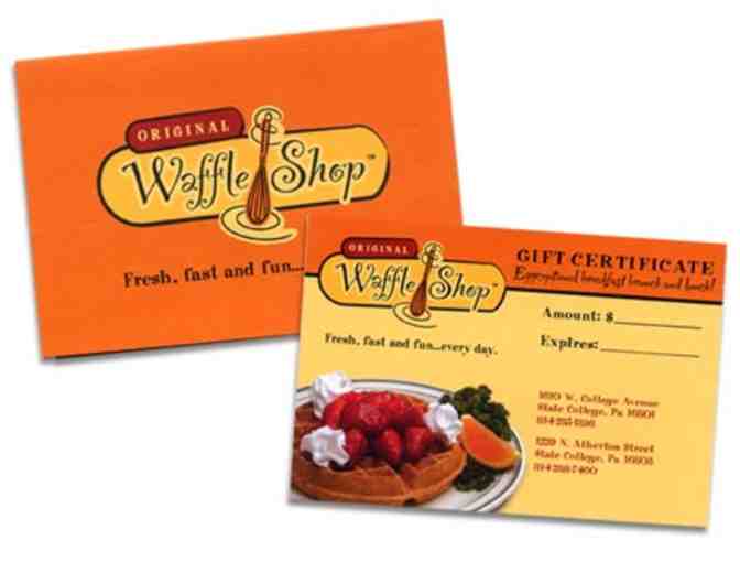Two $25 Gift Cards from The Original Waffle Shop - Photo 1