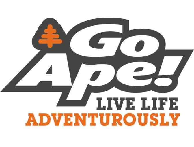 GO APE! - 2 TREETOP ADVENTURE ADULT TICKETS - Photo 1