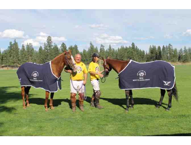 4 horse rental chukkers at Santa Barbara Polo Club by George Dill