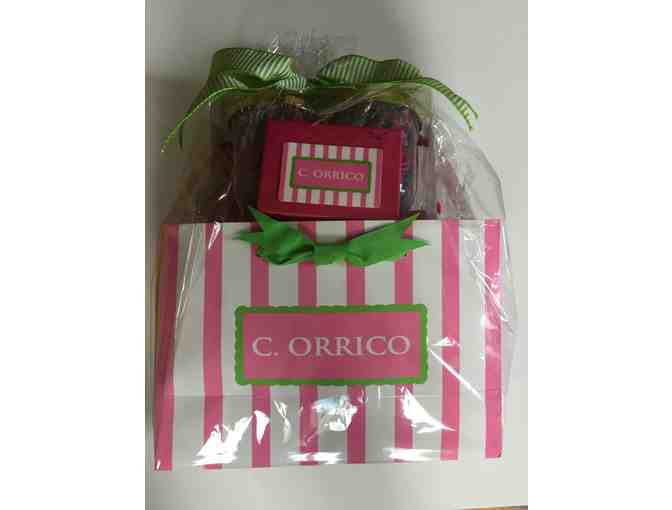 $100 Gift Certificate to C. Orrico & a set of Stem Wine Glasses by Lily Pulitzer