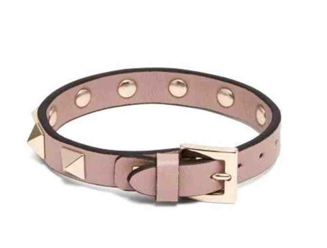 Valentino Beige Rockstud Bracelet