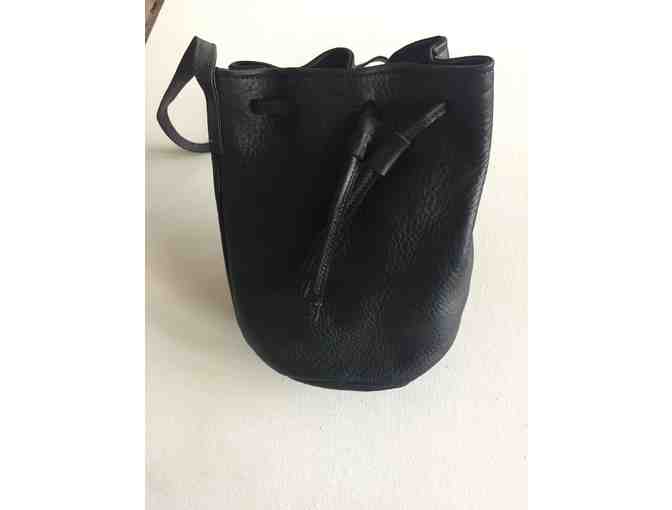 Primecut Black Leather Bag