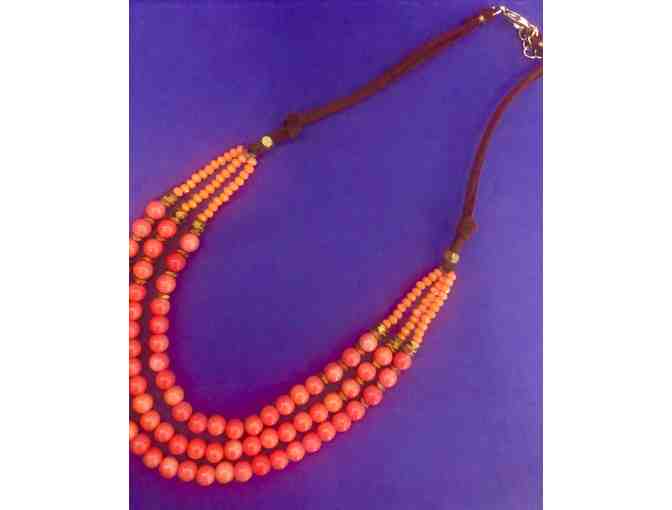 Coral & Riverstone Necklaces from Fringe