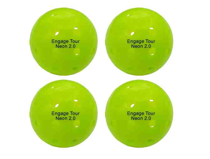 2 Engage Encore Pro Pickleball Paddles with 6 Balls