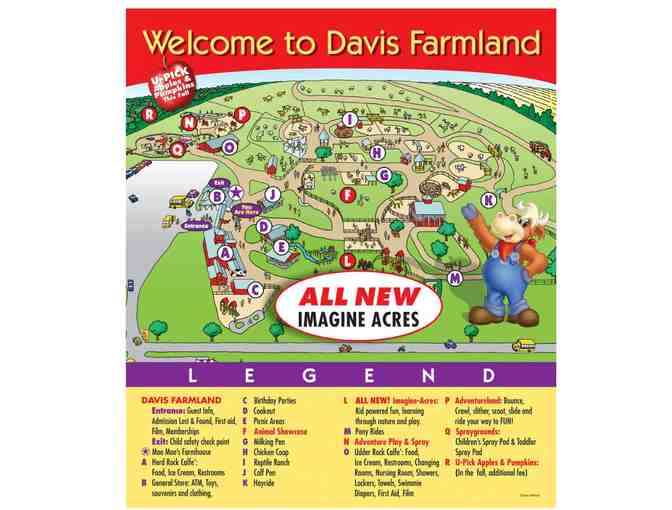 Davis Farm - Farmland or MegaMaze Admission for 2