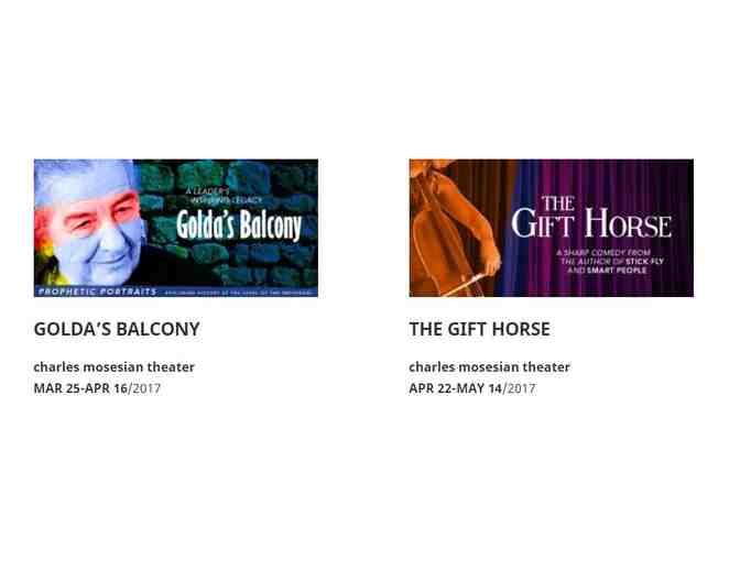New Repertory Theatre - 2 Tickets to Any Show