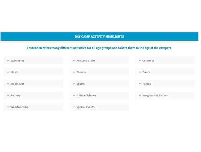 Fessenden Summer Camp - Weeks 1 & 2