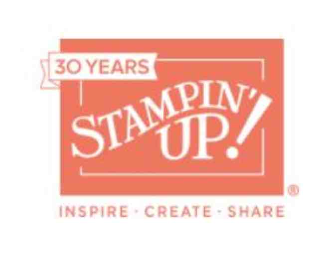 Stampin Up! - Large basket of assorted stamping items