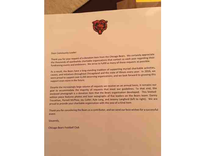 Chicago Bears - Autographed Picture