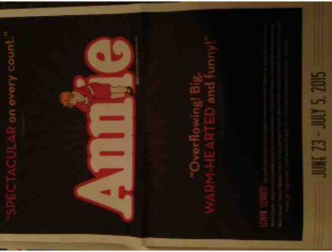 4 Tickets for the Broadway Series Opening Night Performance of ANNIE on June 23, 2015