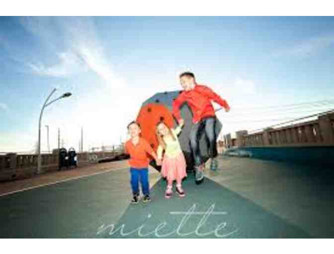 Portrait Session (up to 4 people) and 11x14 Print on Canvas from Miette Photography